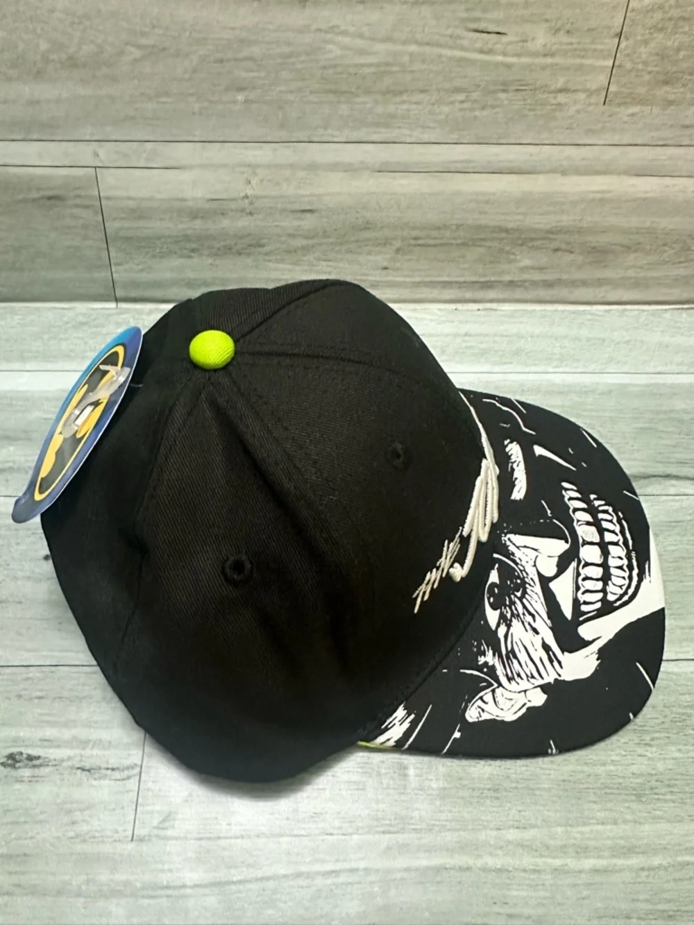 Batman DC Comics Black and White The Joker Graphic Snapback